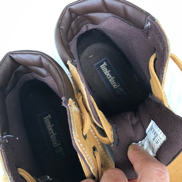 Timberland Classic Tan Brown Suede Leather Boots - Picture 7 of 7